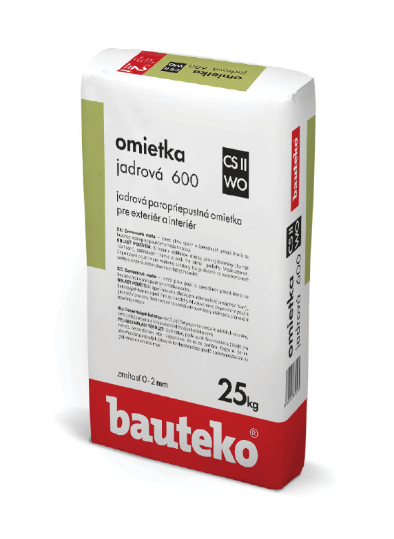 BAUTEKO jadrová omietka 600-1/25 - Parapetrol