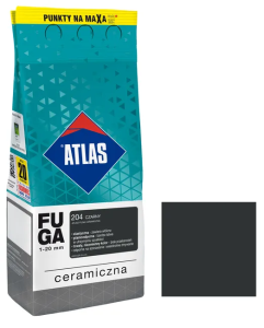 ATLAS KERAMICKÁ škárovacia hmota 1-20mm 204 čierna/5kg - Parapetrol