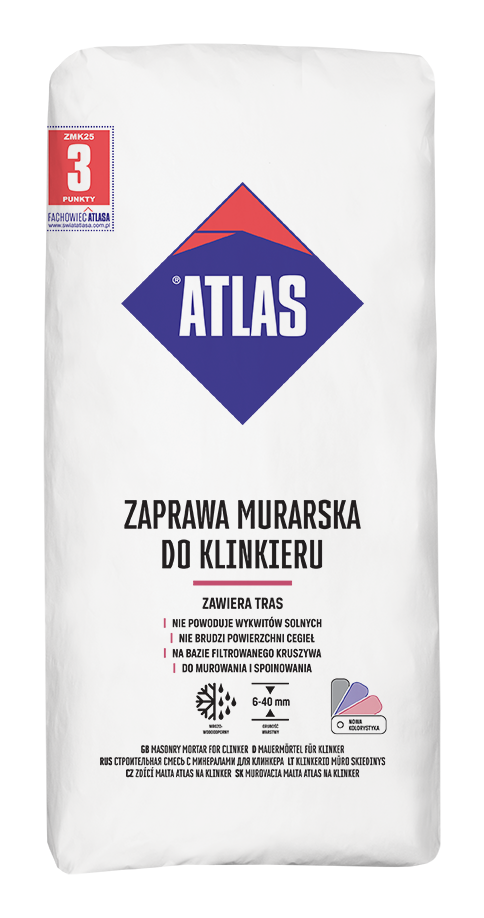 ATLAS murovacia malta DO KLINKIERU, 201 béžová/25kg