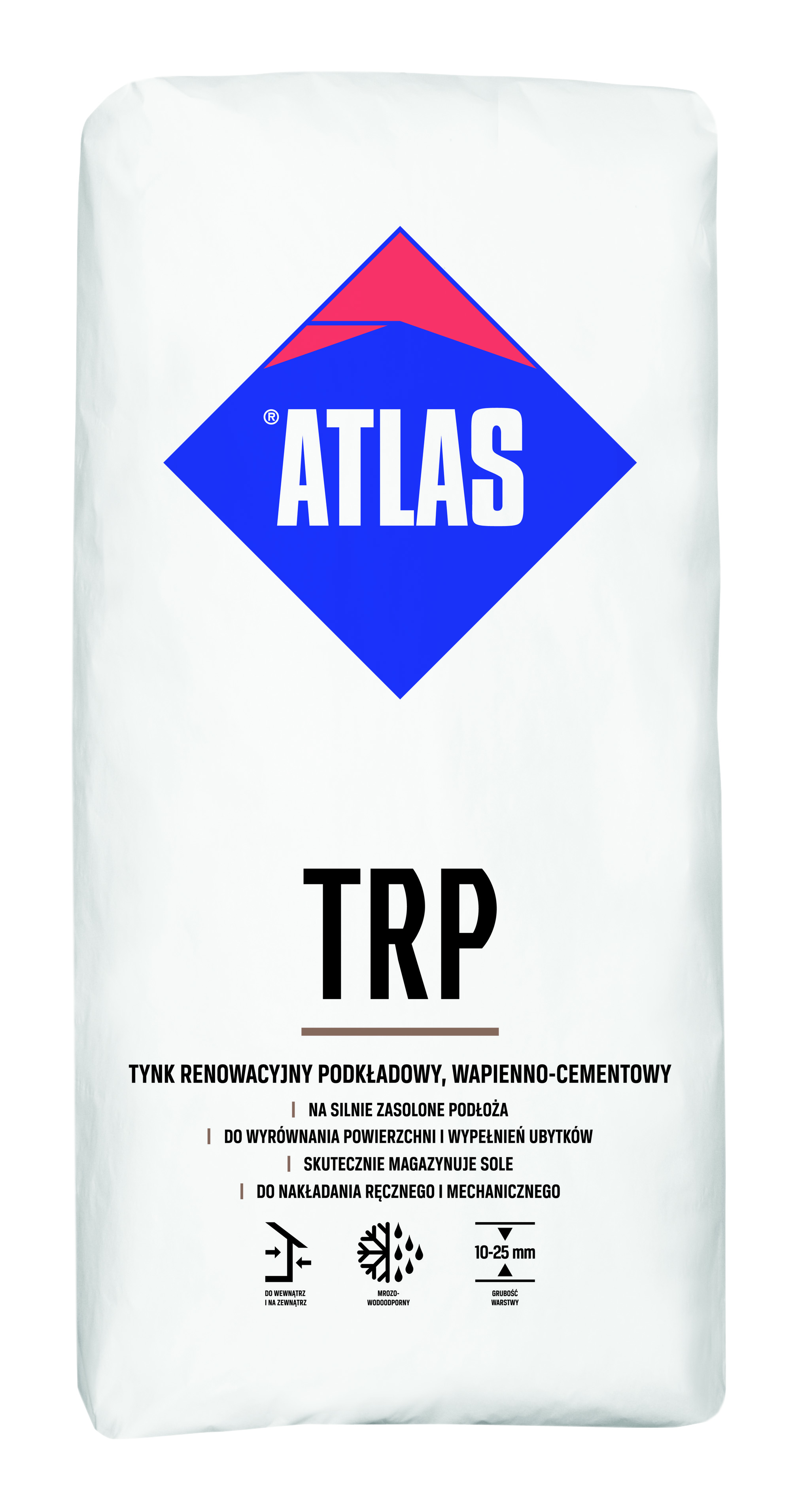 ATLAS TRP/25kg - Sanačná omietka 42ks/pal